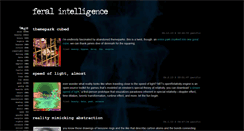 Desktop Screenshot of feralintelligence.com